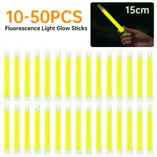 Glow In The Dark Party Glasses - عصي إضاءة عسكرية مع خطاف، مصباح