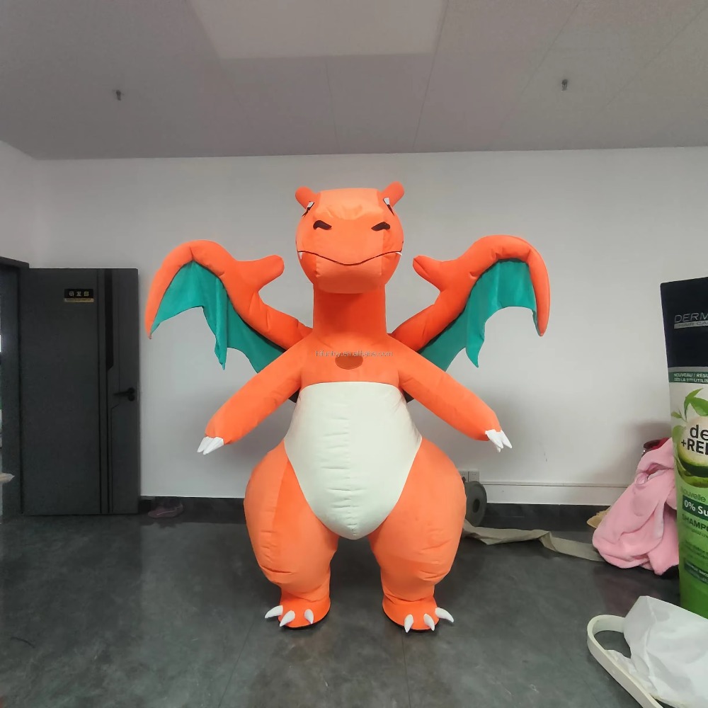 Inflatable Dinosaur Costume Adult - زي تنكري قابل للنفخ على شكل
