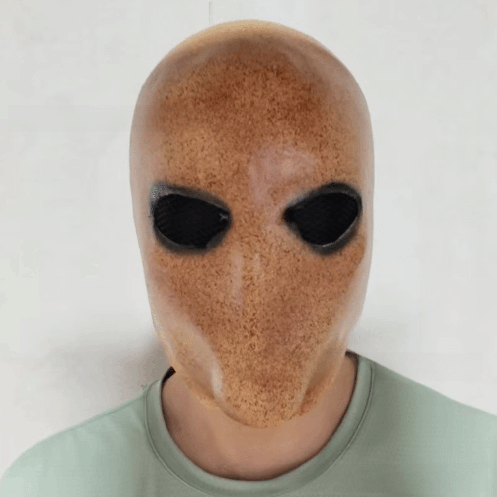 Latex Alien Mask Realistic - قناع سليندرمان للهالوين، قناع غير سام،