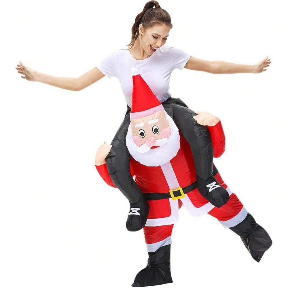 Costumes - زي سانتا كلوز القابل للنفخ للركوب،