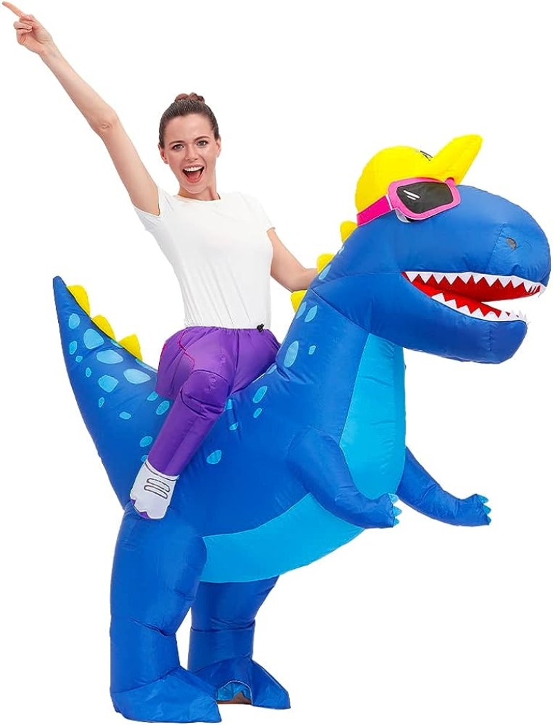 Inflatable Dinosaur Costume Adult - زي ديناصور قابل للنفخ للبالغين، زي