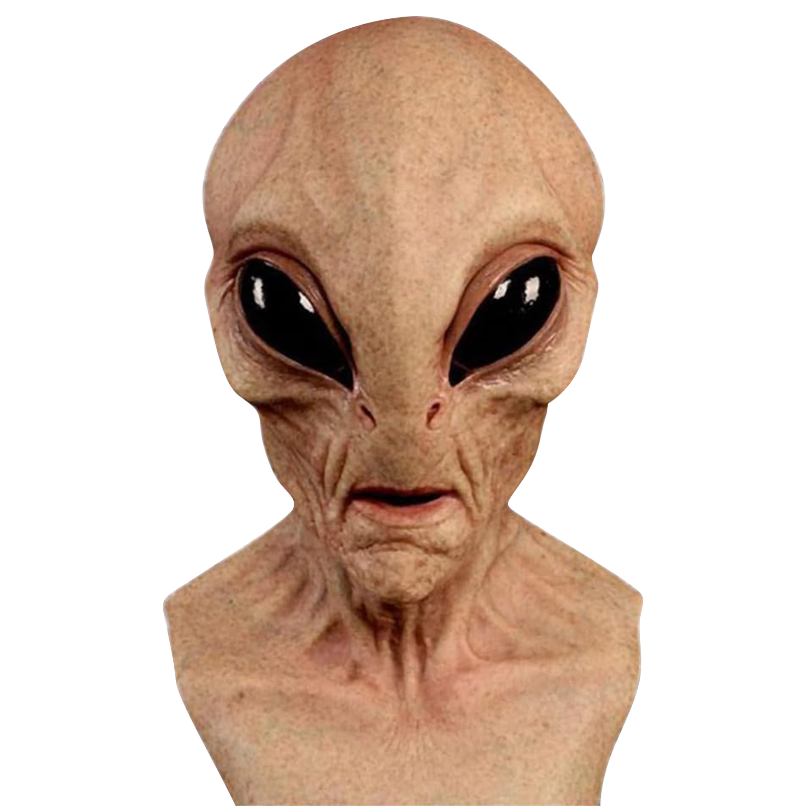 قناع مخلوق فضائي مضحك من اللات - مراجعة Latex Alien Mask Realistic وسعره