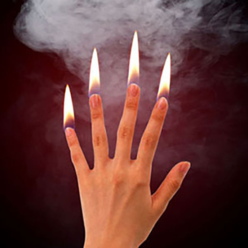 4 قطعة/المجموعة إصبع النار الخ - مراجعة Thumb Tip Magic Trick Set وسعره